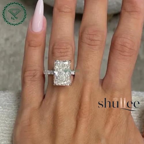 5ct radiant lab grown diamond - 5ct,