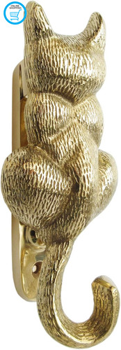 Solid brass cat door - solid,
