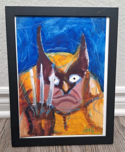 Original abstract wolverine - original,
