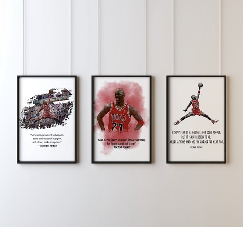 Michael jordan quote poster - michael, a3