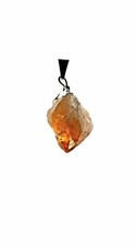 Pendant rough citrine crystal - pendant,