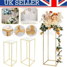 Metal Geometric Flower Stand