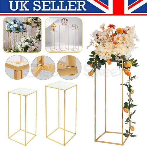Metal geometric flower stand - geometric,
