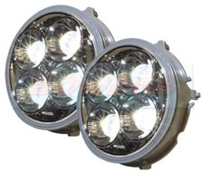 PAIR OF (x2) LEDSON WHITE LED FRONT DRL LIGHTS/LAMPS FOR SCANIA 4 / R SERIES