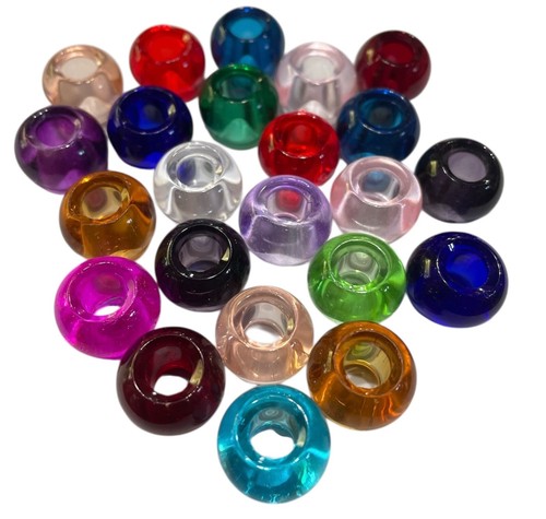 15x multicolour glass european - multicolour,