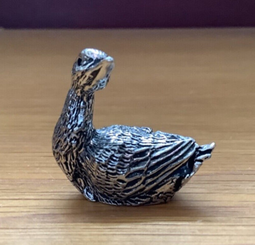 Swimming duck quality silver - duck,