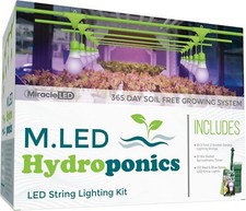 Miracle LED Hydroponics LED Indoor Grow Light Kit - Includes 2 Ultra Grow Red &