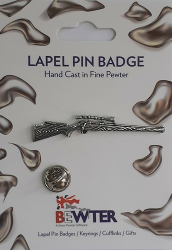 Rifle lapel pin badge british - lapel, badge,
