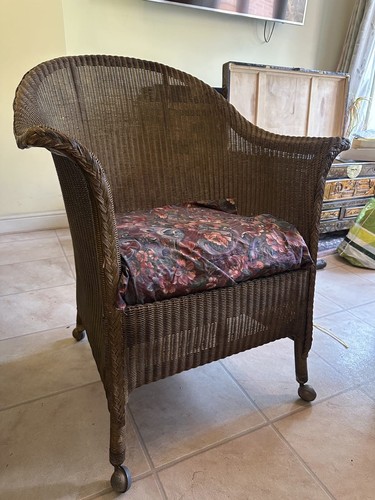 Lloyd loom style chair - chair, on