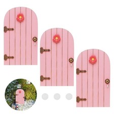 3-Pack Fairy Door, 2.3 x 0.2 x
