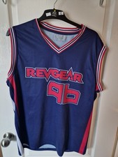 Revgear 96 Jersey Vest Muay Thai MMA Boxing UK Size XL 100% Polyester