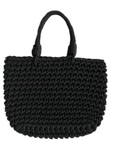 Zara - Black Crocket Handbag
