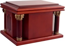 Keepsake Wooden Urn with 4