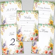 Wildflower Wedding Invitations