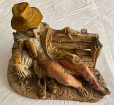 Large Resin Figure of a Tramp