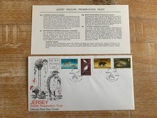 JERSEY 1972 FDC WILDLIFE 2ND