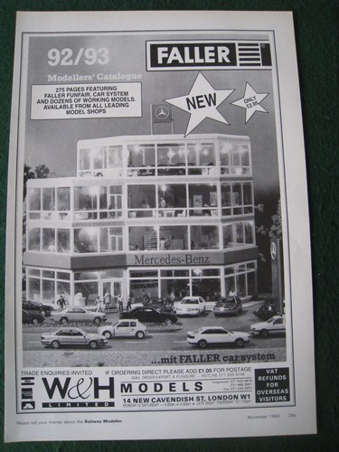 Faller modeller catalogue - faller, modeller's