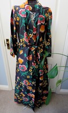 Vintage Floral House Coat One