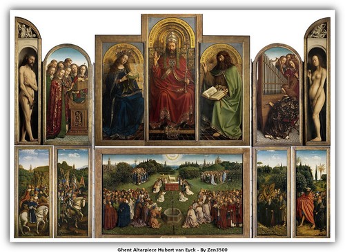 Ghent altarpiece hubert van - ghent,