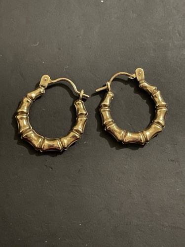 9ct 375 yellow gold - 375, bamboo