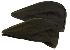 JACK PYKE Wax Cotton Flat Cap Waterproof  COUNTRY HUNTING SHOOTING