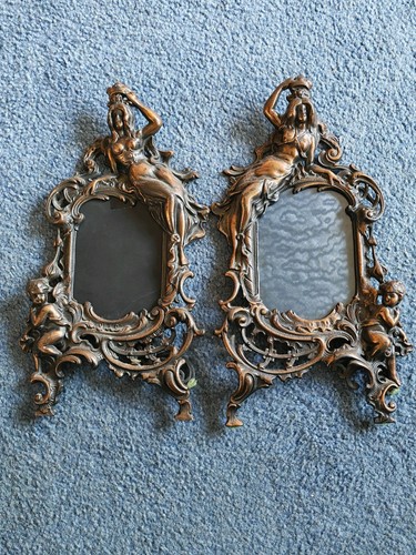 Antique picture frames cast - antique,