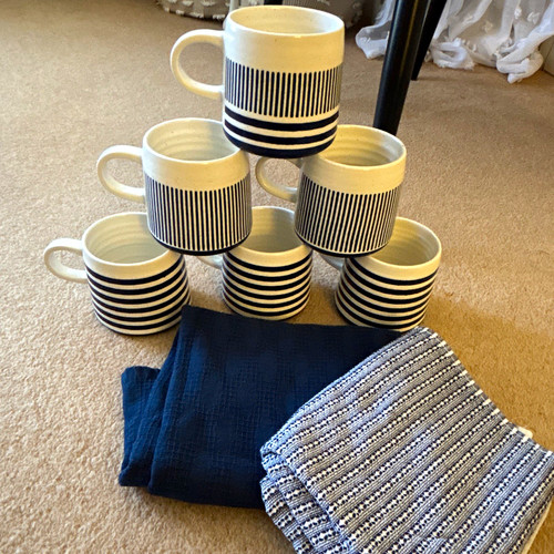 Home stoneware coffee mugs - stoneware,
