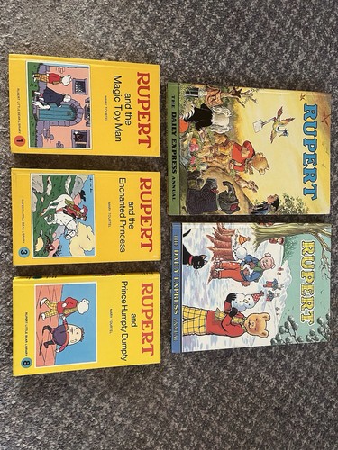 Vintage rupert annuals 1972 - vintage,