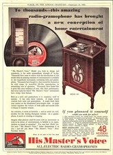 Original 1932 Advert H.M.V