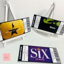 Personalised Surprise Gift Ticket for Events, Shows, Concerts, Days Out, Holiday