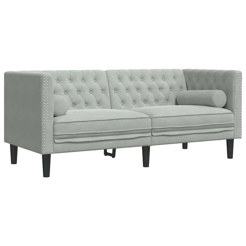 Sofa velvet chesterfield - sofa,