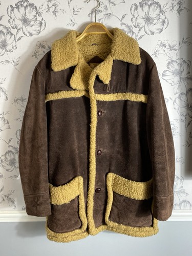 Vintage brown suede - brown,