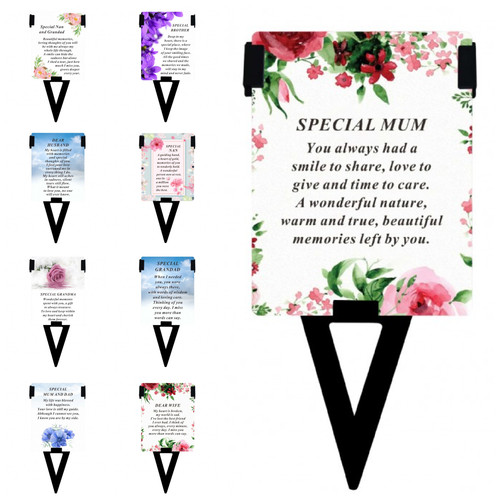 Plastic memorial laminated - memorial,