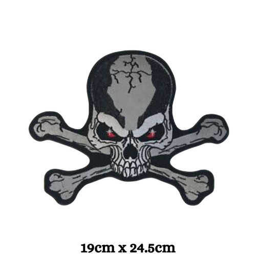 Skull crossbone rider large - crossbone,