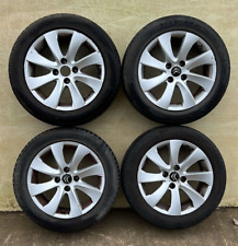 CITROEN C4 1.6 VTR 2012 ,SET OF ALLOY WHEELS WITH TYRES 205/55R16