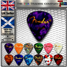 Fender Guitar Pick Plectrum 0.96mm x 12 For Acoustic/Electric/Bass UK Seller
