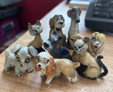 LADY & THE TRAMP MINIATURE WADE FIGURES VINTAGE 1960'S