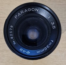 Paragon 35mm f 1 :3.5 Lens