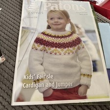 Childs fair isle cardigan and