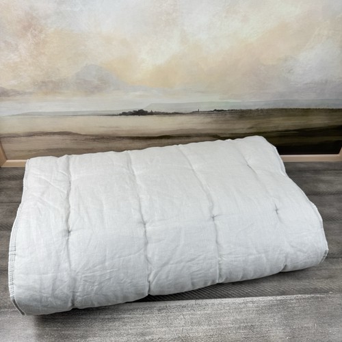 West elm linen quilted - linen,