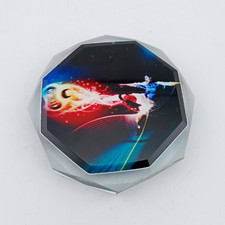 Hexagonal Clear Paperweight