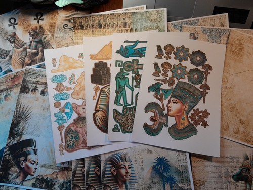 Egypain card making - making, a4