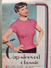 Vintage 1952 Knitting Pattern