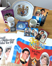 Princess Diana Royal Wedding 1981 Memorabilia Commemorative Bundle