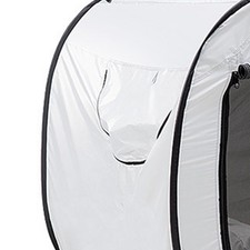 (White)Outdoor Folding Privacy