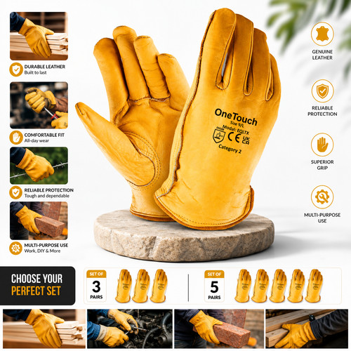 Pairs leather driver work - pairs,