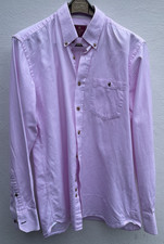 Mens SKOPES Pink/White Dress Shirt Size M