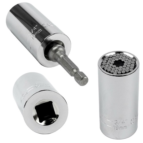 Universal grip socket wrench - grip,