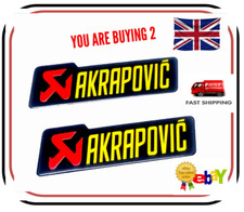 AKRAPOVIC EXHAUST STICKER Heat