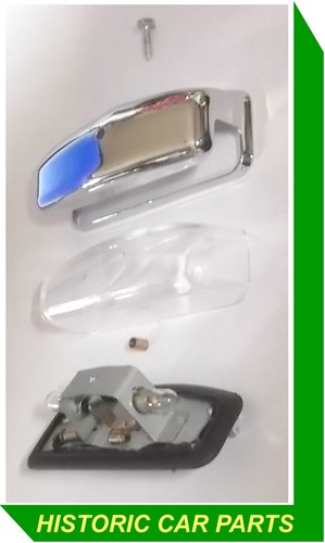 Chrome number plate light - chrome,
